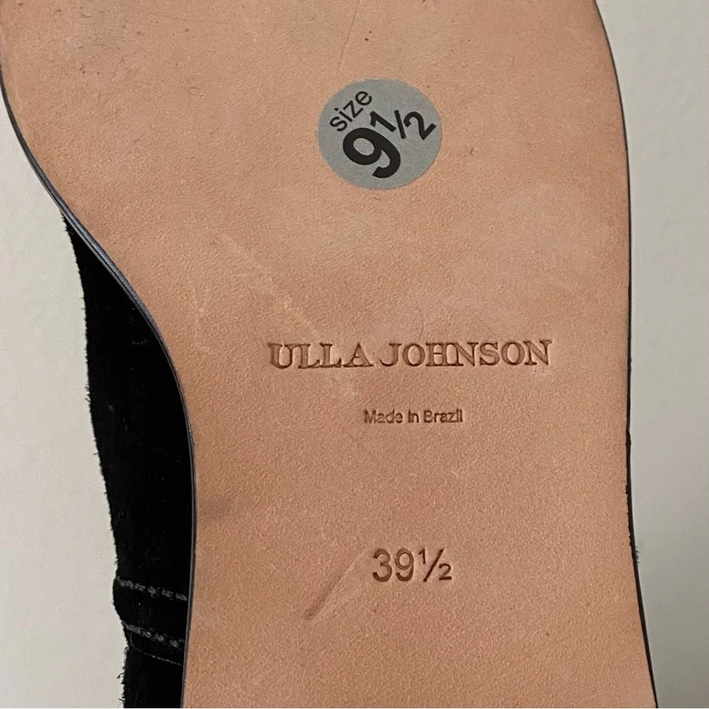$950 NWOT Ulla Johnson Alps Black Over-the-Knee Suede Riding Tall Boots Size 9.5